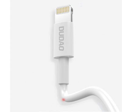 Cablu Date si Incarcare USB la Lightning Dudao L1L, 3A, 1 m, Alb