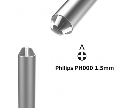 Surubelnita QIANLI iThor A, Philips 1.5mm, Gri