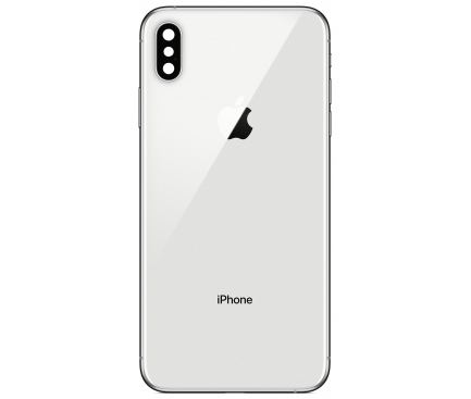 Capac Baterie - Carcasa Mijloc Apple iPhone X, Alb