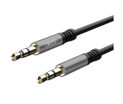Cablu Audio 3.5 mm la 3.5 mm XO Design NB121, 1 m, Negru