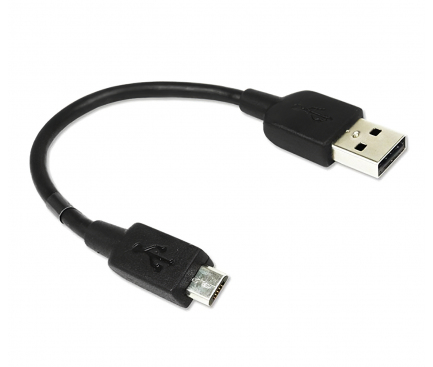 Cablu Date si Incarcare USB la MicroUSB Sony Xperia X, EC300, 0.16 m, Negru