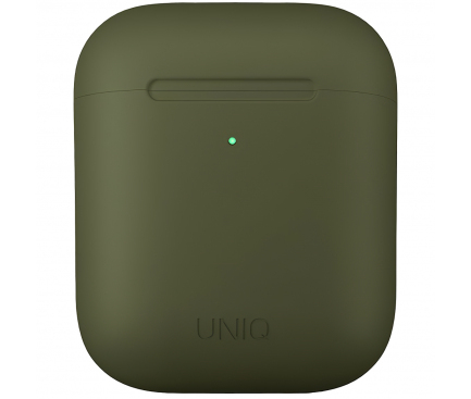 Husa TPU Uniq Lino pentru Apple Airpods 1 / 2, Verde