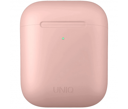Husa TPU Uniq Lino pentru Apple Airpods 1 / 2, Roz