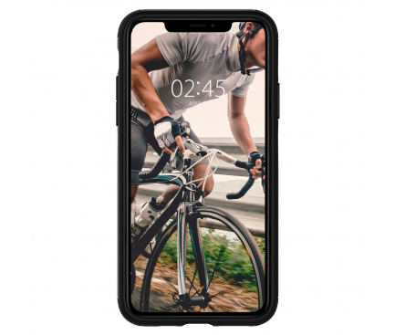 Husa Plastic Spigen Gcf111 Bike Mount pentru Apple iPhone 11 Pro Max, Neagra, Blister 