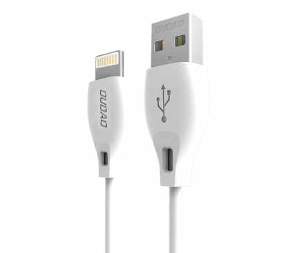 Cablu Date si Incarcare USB la Lightning Dudao L4L, 2.1A, 2 m, Alb