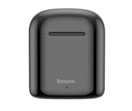 Handsfree Casti Bluetooth Baseus TWS Encok W09 mini wireless, Bluetooth 5.0, Negru NGW09-01