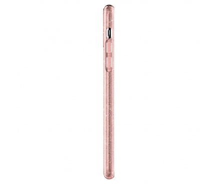 Husa TPU Spigen Liquid Crystal Glitter Quartz pentru Apple iPhone 11 Pro Max, Roz 075CS27132