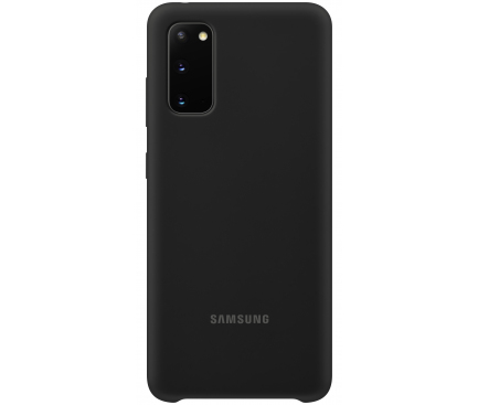 Husa TPU Samsung Galaxy S20 G980 / Samsung Galaxy S20 5G G981, Neagra EF-PG980TBEGEU
