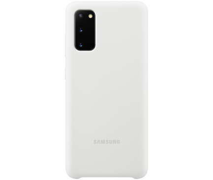 Husa TPU Samsung Galaxy S20 G980 / Samsung Galaxy S20 5G G981, Alba EF-PG980TWEGEU