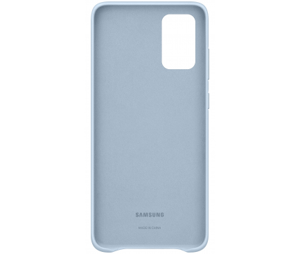 Husa Piele Samsung Galaxy S20 Plus G985 / Samsung Galaxy S20 Plus 5G G986, Leather Cover, Albastra EF-VG985LLEGEU