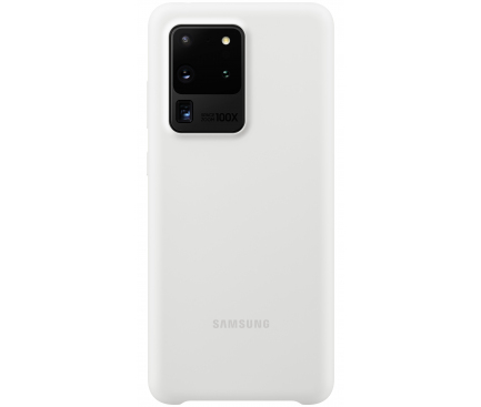 Husa TPU Samsung Galaxy S20 Ultra G988 / Samsung Galaxy S20 Ultra 5G G988, Alba EF-PG988TWEGEU
