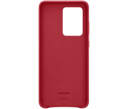 Husa Piele Samsung Galaxy S20 Ultra G988 / Samsung Galaxy S20 Ultra 5G G988, Leather Cover, Rosie EF-VG988LREGEU