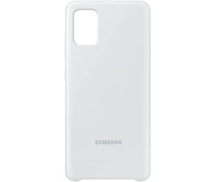 Husa TPU Samsung Galaxy A51 A515, Alba EF-PA515TWEGEU