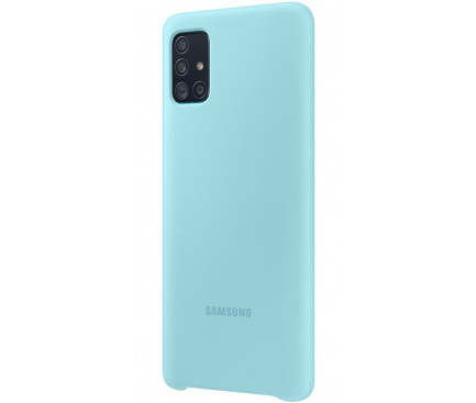Husa TPU Samsung Galaxy A71 A715, Bleu EF-PA715TLEGEU