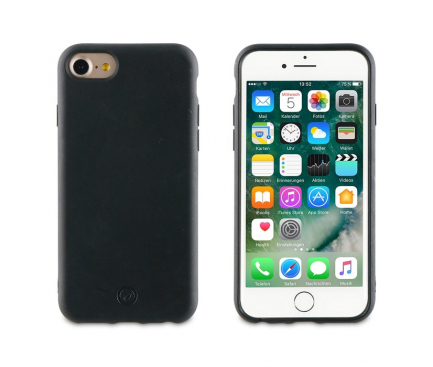 Husa Biodegradabila Muvit pentru Apple iPhone 7 / Apple iPhone 8 / Apple iPhone SE (2020), Bambootek ECO, Neagra(Storm)