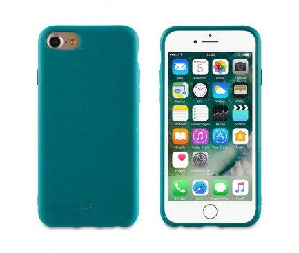 Husa Biodegradabila Muvit pentru Apple iPhone 7 / Apple iPhone 8 / Apple iPhone SE (2020), Bambootek ECO, Turcoaz(Ocean), Blister 