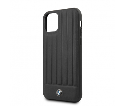 Husa Piele BMW pentru Apple iPhone 11, Hard Case, Neagra BMHCN61POCBK