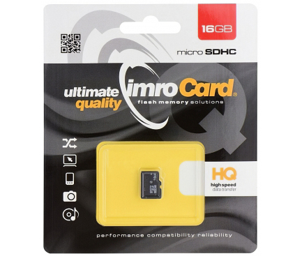 Card Memorie MicroSDHC Imro, 16Gb, Clasa 6 MicroSD4/16G