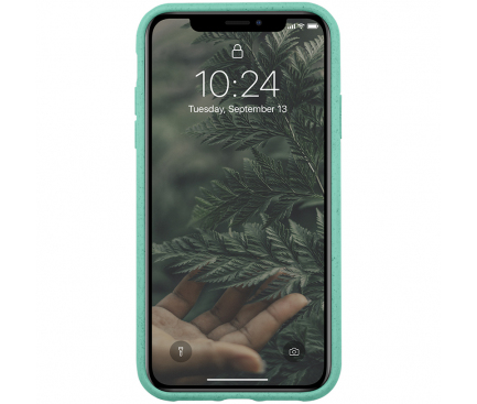 Husa Biodegradabila Forever Bioio pentru Apple iPhone 11 Pro, Turcoaz