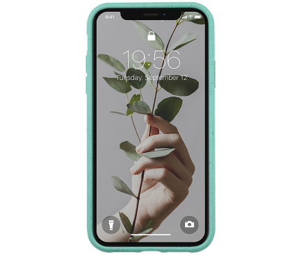 Husa Biodegradabila Forever Bioio pentru Apple iPhone XR, Turcoaz, Blister 