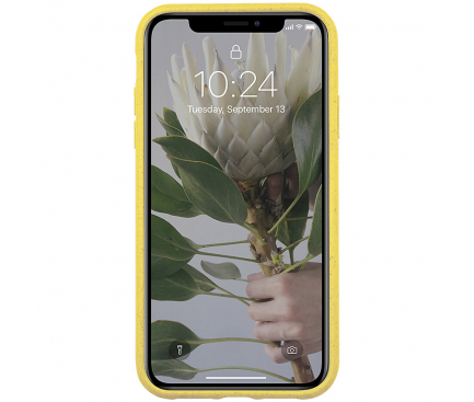 Husa Biodegradabila Forever Bioio pentru Apple iPhone 11, Galbena, Blister 