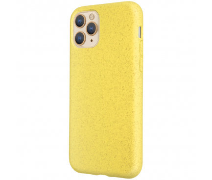 Husa Biodegradabila Forever Bioio pentru Apple iPhone 11 Pro, Galbena
