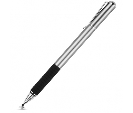 Creion Tech-Protect Pen STYLUS, 2 Varfuri, Argintiu, Blister