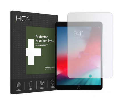 Folie Protectie Ecran HOFI pentru Apple iPad Air (2019) / Apple iPad 10.2 (2019) / Apple iPad 10.2 (2020) / Apple iPad 10.2 (2021) / Apple iPad Pro 10.5 (2017), Sticla Securizata, PRO+