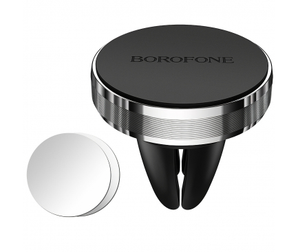 Suport Auto Magnetic Borofone BH8, Universal, Argintiu