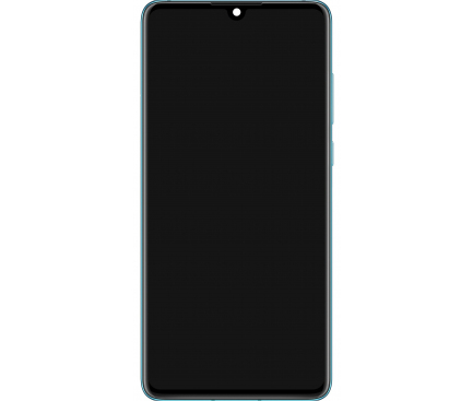 Display cu Touchscreen Huawei P30, cu Rama si Acumulator, Albastru (Aurora Blue), Service Pack 02352NLN