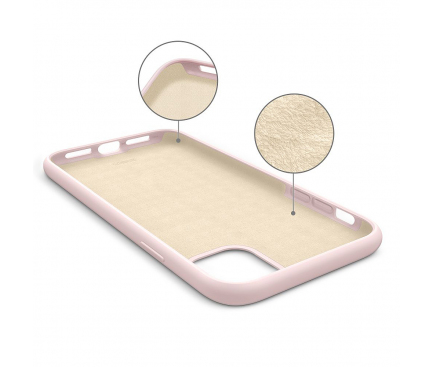 Husa TPU ESR Yippee Pure Silicone pentru Apple iPhone 11, Roz, Blister 
