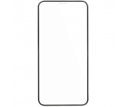 Folie Protectie Ecran Borofone pentru Apple iPhone Xs Max/ 11 Pro Max, Sticla securizata, Full Face, Full Glue, Elephant series, Neagra