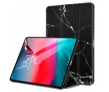 Husa Tableta Plastic - Poliuretan ESR Marble pentru Apple iPad Pro 11 (2018), Neagra