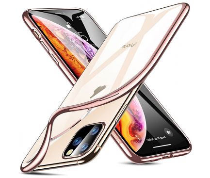 Husa TPU ESR Essential Crown pentru Apple iPhone 11 Pro, Roz Transparenta, Blister 