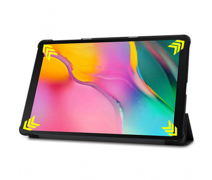 Husa Tableta TPU Tech-Protect SmartCase Samsung Galaxy Tab A 10.1 (2019), Neagra