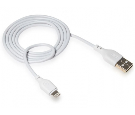 Cablu Date si Incarcare USB la Lightning XO Design NB103, 2.1A, 2 m, Alb