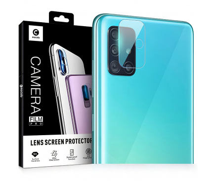 Folie Protectie Camera spate Mocolo pentru Samsung Galaxy A51 A515, Sticla securizata, 9H, 2.5D