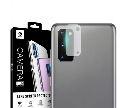 Folie Protectie Camera spate Mocolo pentru Samsung Galaxy S20 G980, Sticla securizata, 9H, 2.5D, Blister 
