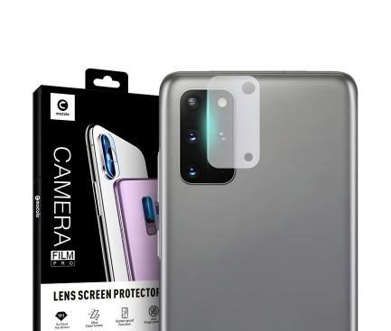 Folie Protectie Camera spate Mocolo pentru Samsung Galaxy S20 Plus G985 / Samsung Galaxy S20 Plus 5G G986, Sticla securizata, 9H, 2.5D