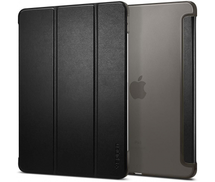Husa TPU Spigen Smart Fold pentru Apple iPad Pro 12.9 (2020), Neagra ACS00893