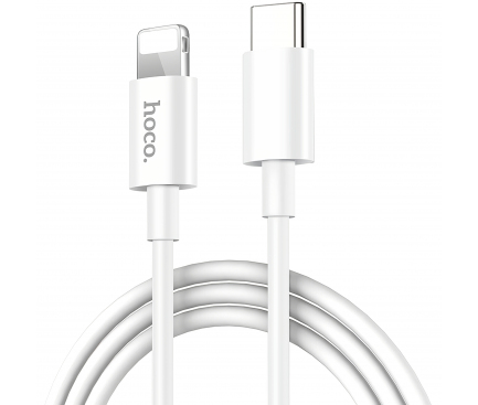 Cablu Date si Incarcare USB-C - Lightning HOCO X36 Swift, 18W, 1m, Alb