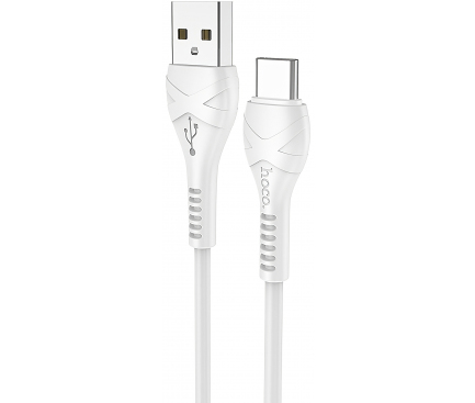 Cablu Date si Incarcare USB-A - USB-C HOCO X37, 18W, 1m, Alb