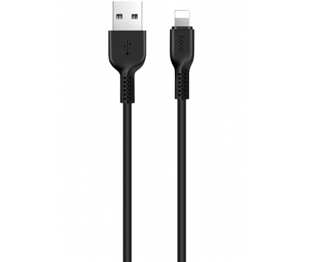 Cablu Date si Incarcare USB-A - Lightning HOCO X13 Easy, 18W, 1m, Negru