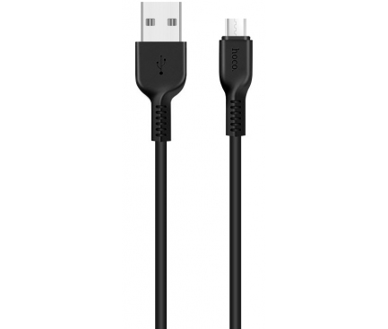 Cablu Date si Incarcare USB-A - microUSB HOCO X13 Easy, 18W, 1m, Negru