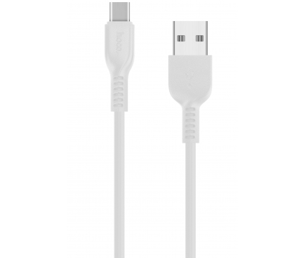 Cablu Date si Incarcare USB-A - USB-C HOCO X13 Easy, 18W, 1m, Alb