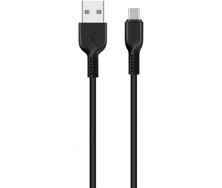 Cablu Date si Incarcare USB la USB Type-C HOCO X13 Easy, 1 m, Negru