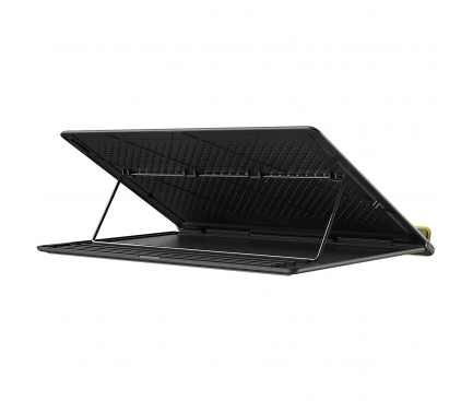 Stand laptop Baseus Mesh, Universal, 13 inch, Gri Galben SUDD-GY
