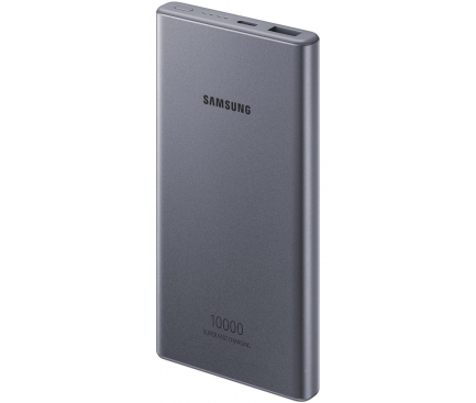 Baterie Externa Samsung EB-P3300, 10000mAh, 25W, QC + PD, 1 x USB-A - 1 x USB-C, Gri EB-P3300XJEGEU