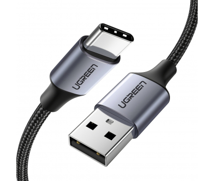 Cablu Date si Incarcare USB la USB Type-C UGREEN, 3A, US288, 1 m, Negru