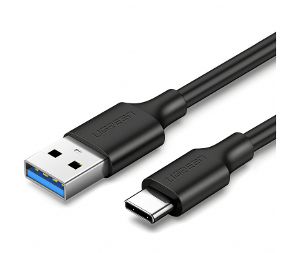 Cablu Date si Incarcare USB la USB Type-C UGREEN 3A, 0.25 m, Negru, Bulk